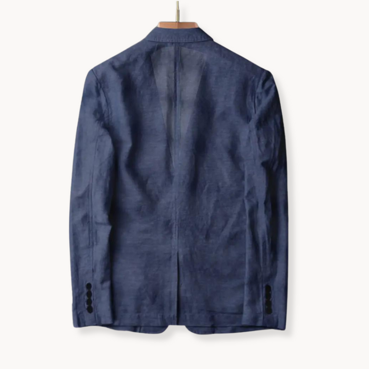 Men's Casual Blazer Jacket with Lapel Collar