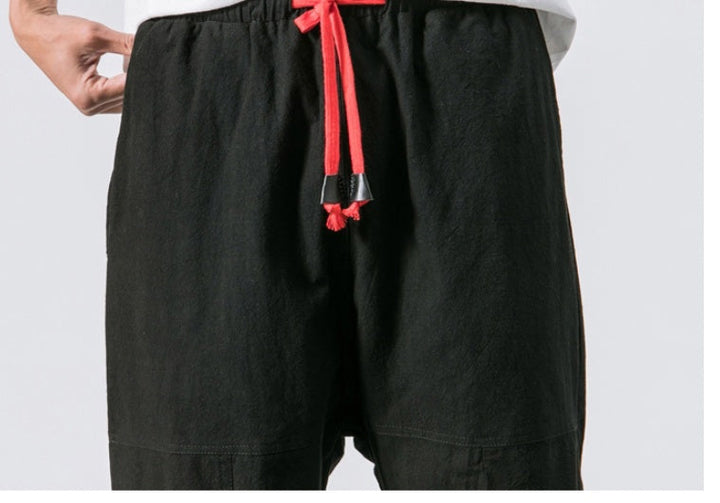 Men's Linen Shorts with Drawstring - Relaxed Summer Comfort-MODAUTLET