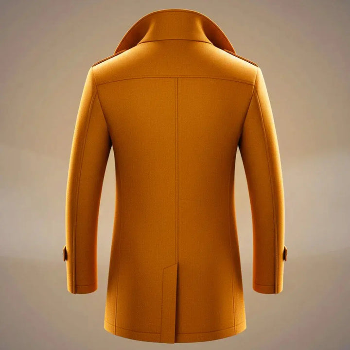 Men's Long Wool Overcoat - Stylish & Warm Outerwear-MODAUTLET