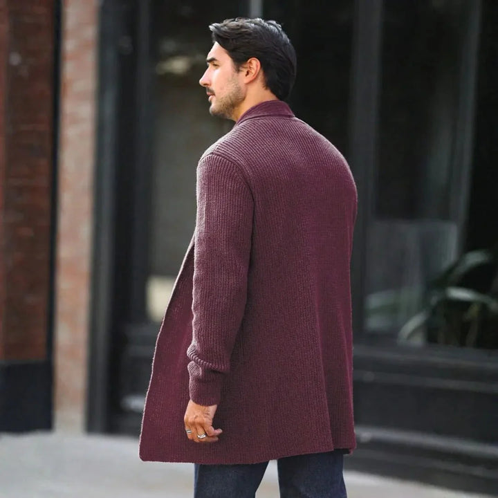 Men's Longline Knit Cardigan