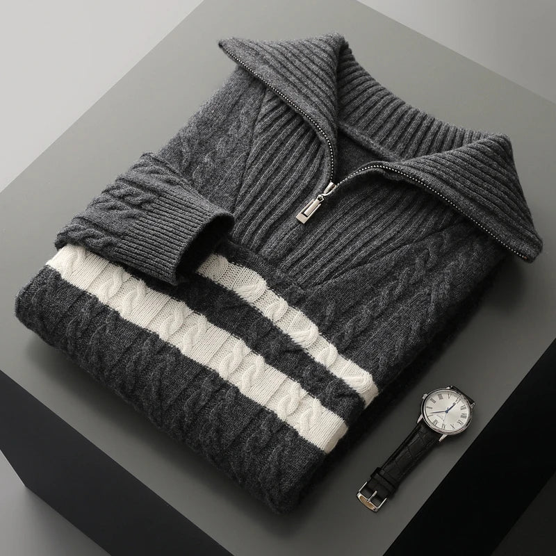 Men's Merino Wool Pullover Gray