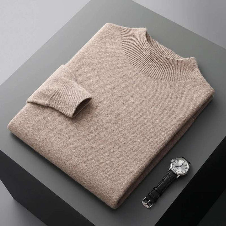 Men's Merino Wool Sweater Brown