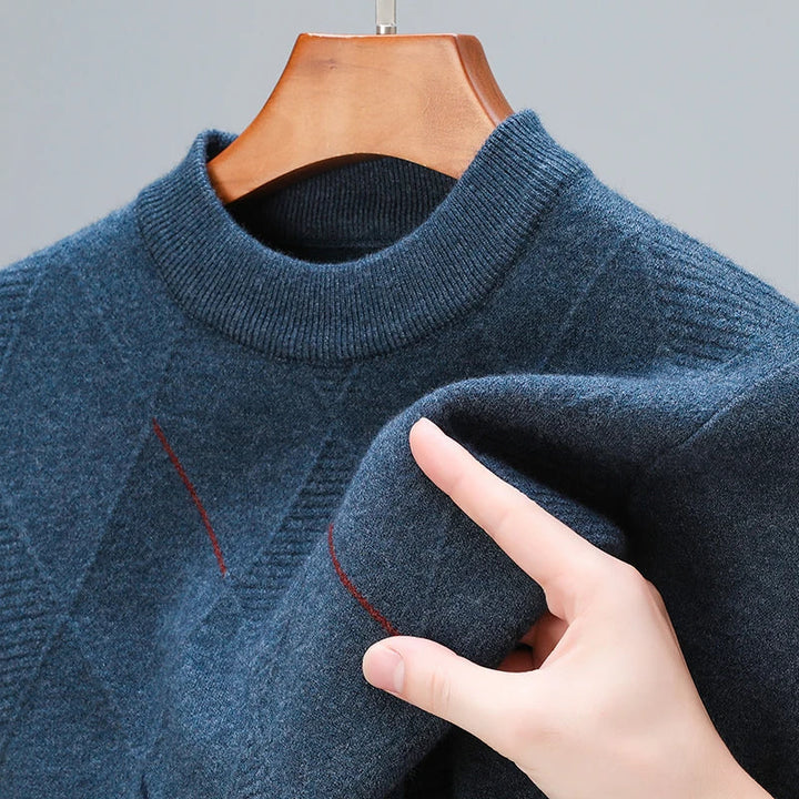 Men's Merino Wool Sweater - Premium Quality Knitwear