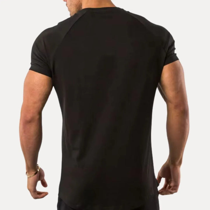 Men's Muscle Fit T-Shirt - Stretch Workout Tee-MODAUTLET