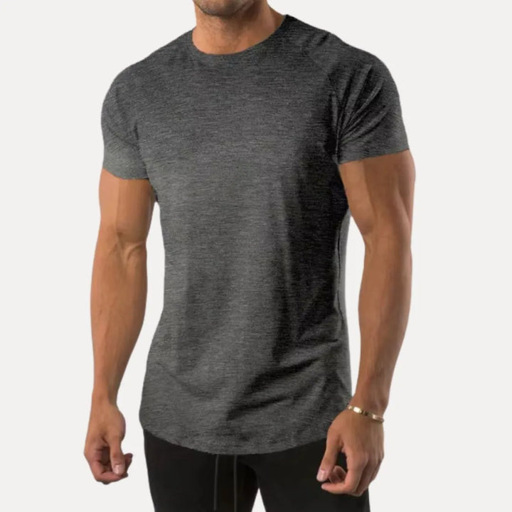 Men's Muscle Fit T-Shirt - Stretch Workout Tee-MODAUTLET