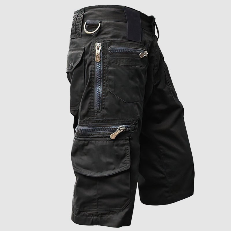 Men's OutdoorPro Cargo Shorts - Durable and Versatile Hiking Gear Black