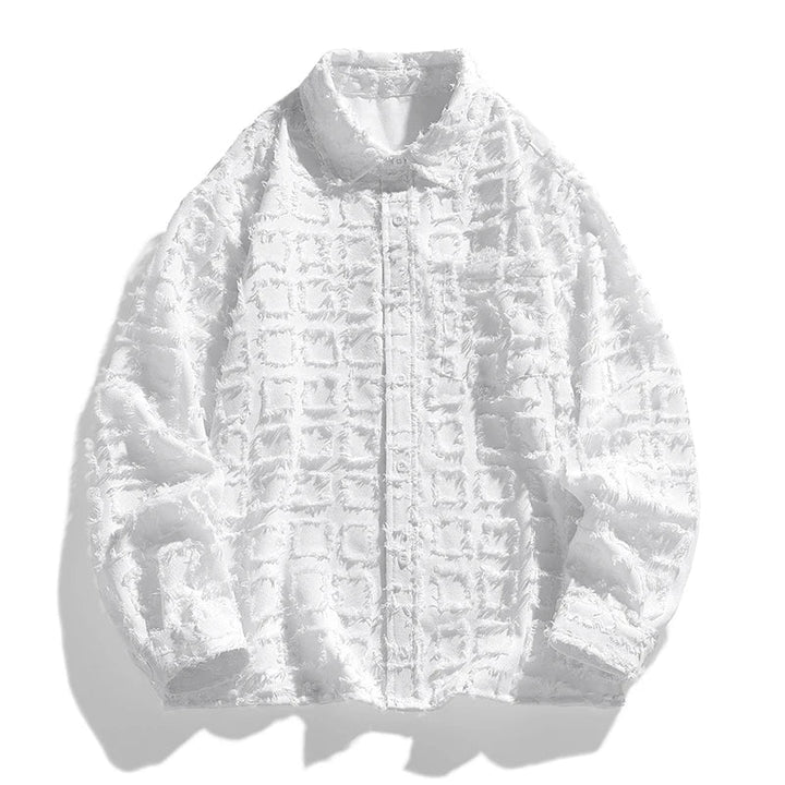 Men's Oversized Casual Jacket White