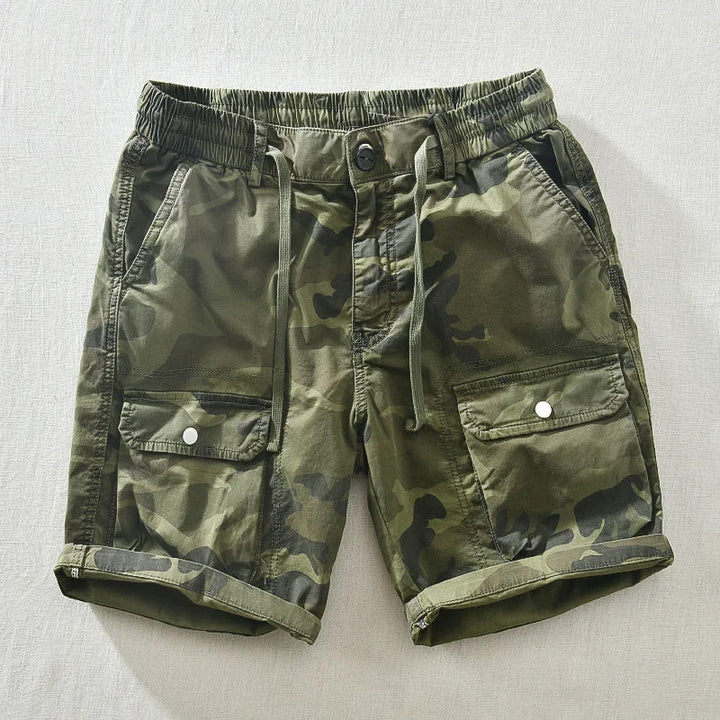 Men's Performance Camo Shorts - Stylish and Functional Green