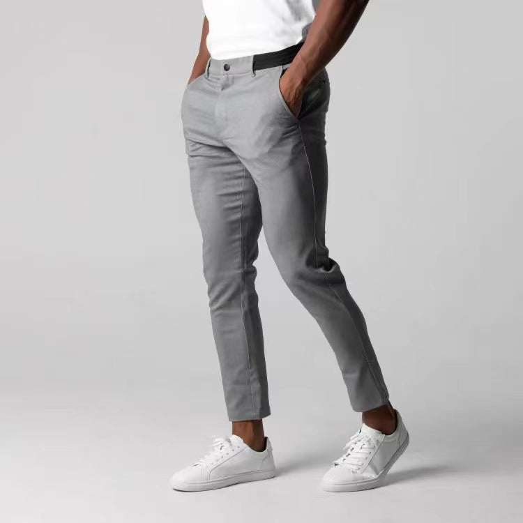 Men's Premium Stretch Chino Pants Space Gray