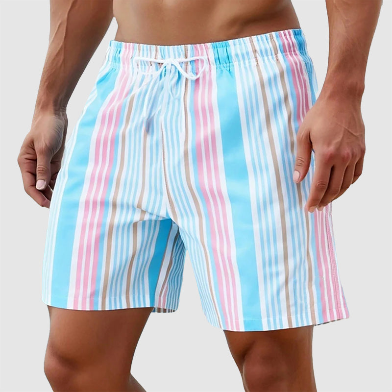 Men's Quick-Dry Beach Shorts Pink