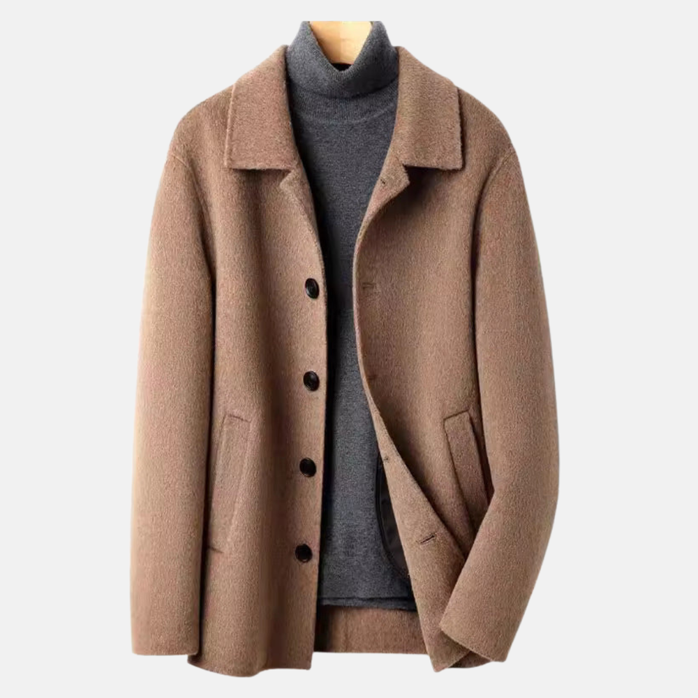 Men's Regular Fit Car Coat – Classic Style & Comfort-MODAUTLET