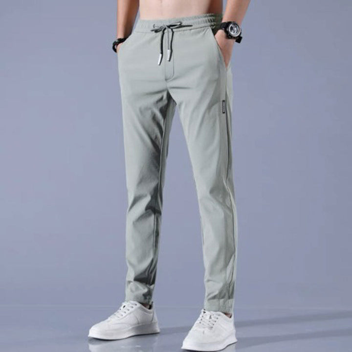 Men's Relaxed Fit Casual Jogging Pants Light Green