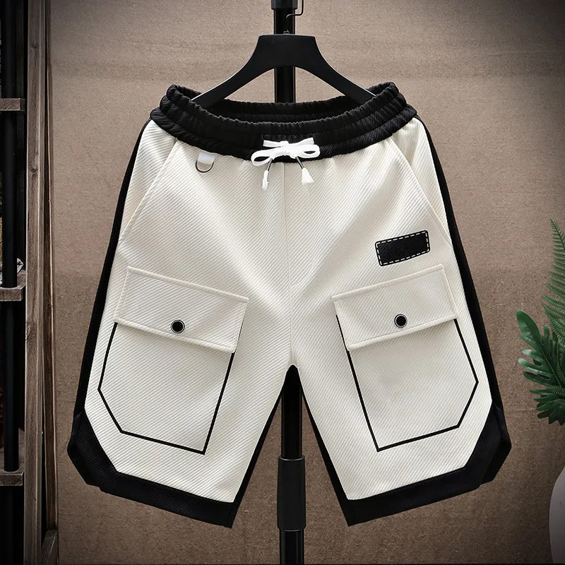 Men's Relaxed Fit Summer Drawstring Shorts-MODAUTLET