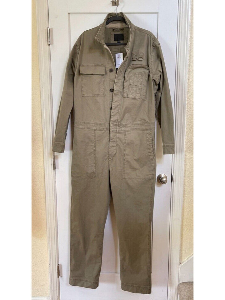 Men's Relaxed Fit WWll-Inspired Flight Jumpsuit-MODAUTLET