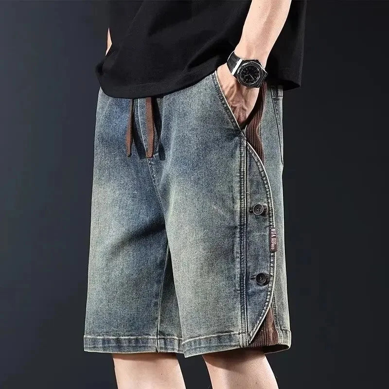 Men's Retro Fort Wayne Shorts Faded Blue