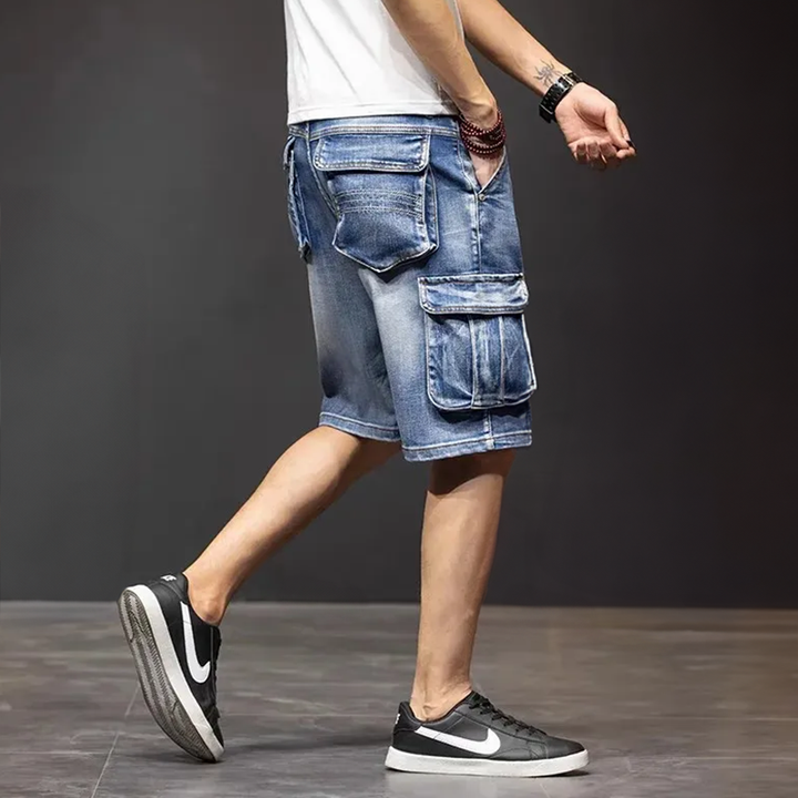 Men's Retroline Shorts - Stylish and Comfortable Mist Blue