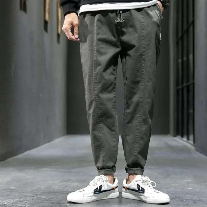 Men's Slim Fit Stretch Trousers for Everyday Comfort