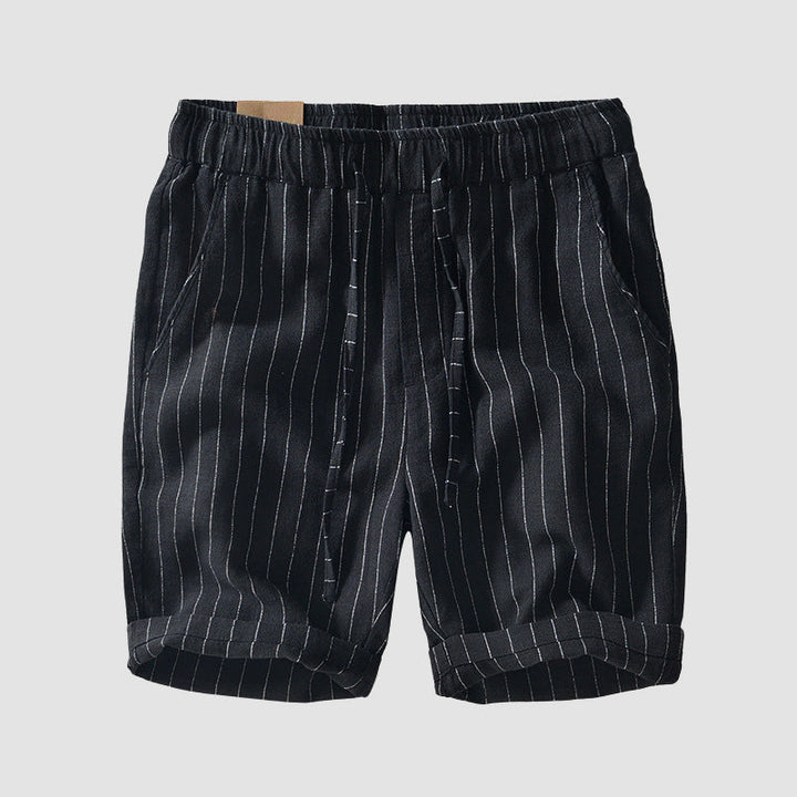 Men's Striped Drawstring Shorts - Casual Summer Wear-MODAUTLET