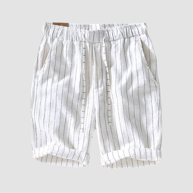 Men's Striped Drawstring Shorts - Casual Summer Wear-MODAUTLET