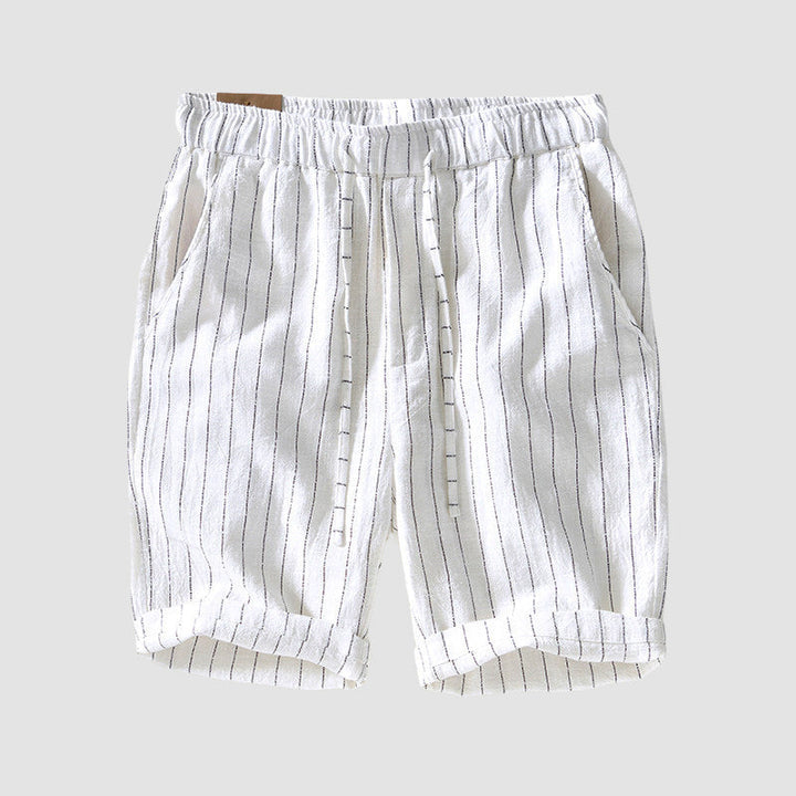 Men's Striped Drawstring Shorts - Casual Summer Wear-MODAUTLET
