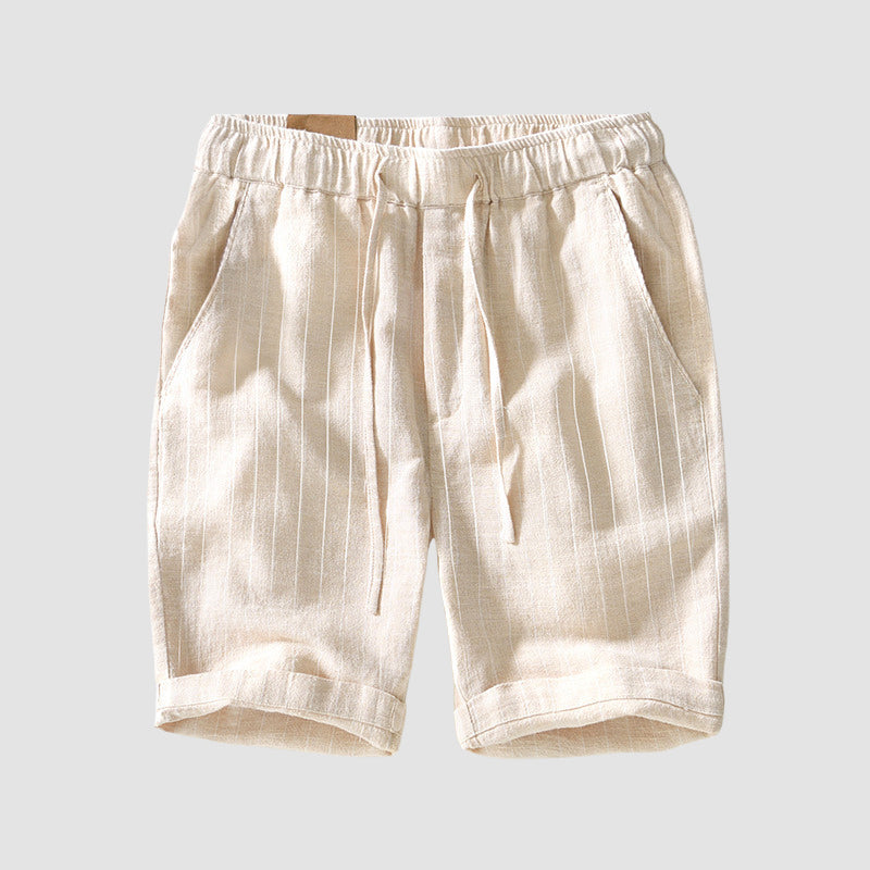 Men's Striped Drawstring Shorts - Casual Summer Wear-MODAUTLET