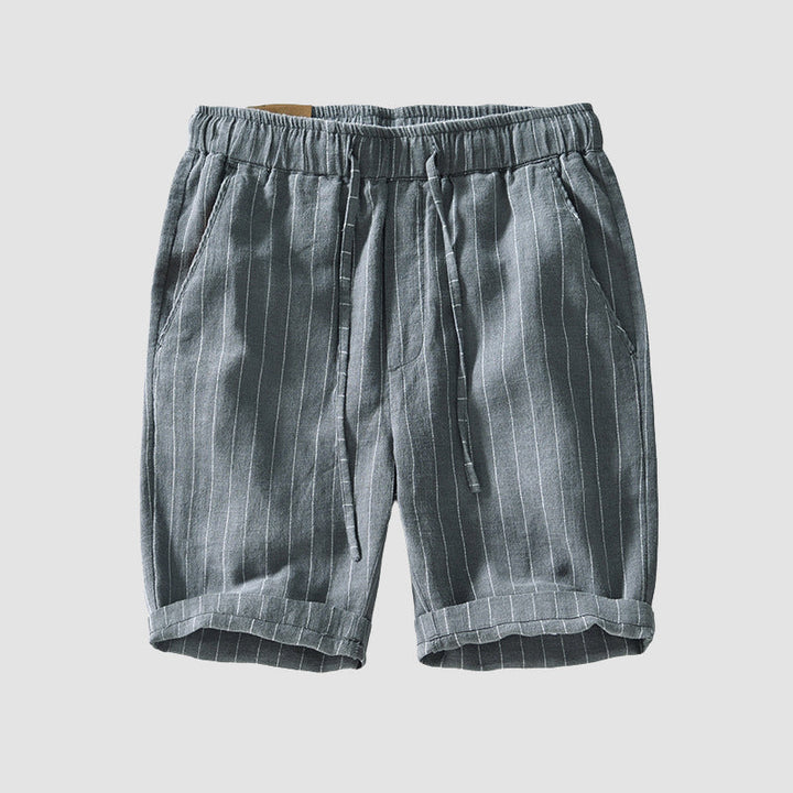 Men's Striped Drawstring Shorts - Casual Summer Wear-MODAUTLET