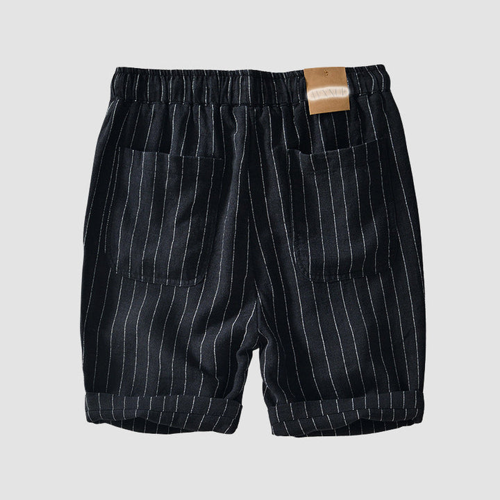 Men's Striped Drawstring Shorts - Casual Summer Wear-MODAUTLET