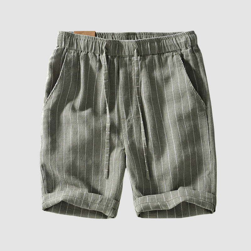 Men's Striped Drawstring Shorts - Casual Summer Wear-MODAUTLET