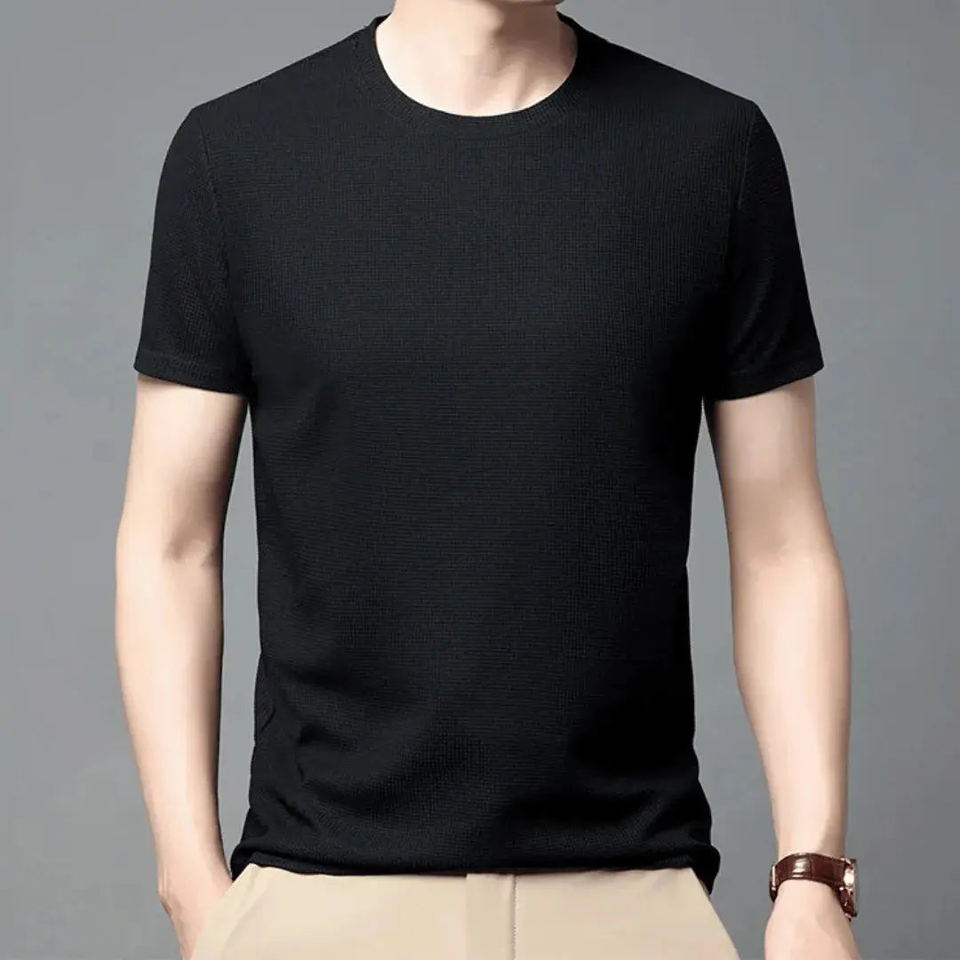 Men's Textured T-Shirt - Stylish & Comfortable