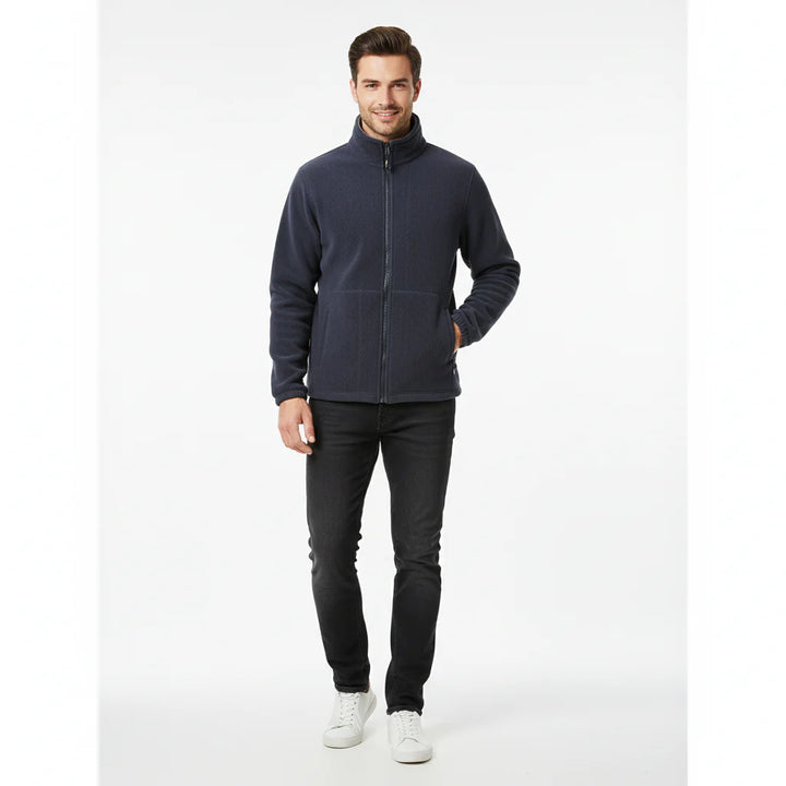 Men's Thick Fleece Winter Jacket - Double Pocket Hiking & Ski Outerwear