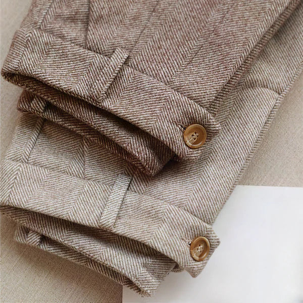 Luke | Men's Vintage Pleated High Waist Classic Trousers