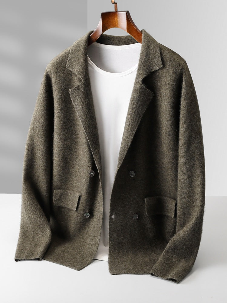 Men's Wool Cardigan - Cozy and Stylish Knitwear