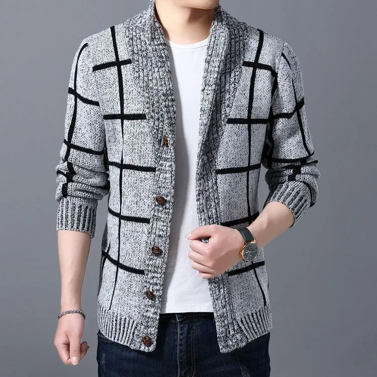 Men's Wool Cardigan - Riverton Style