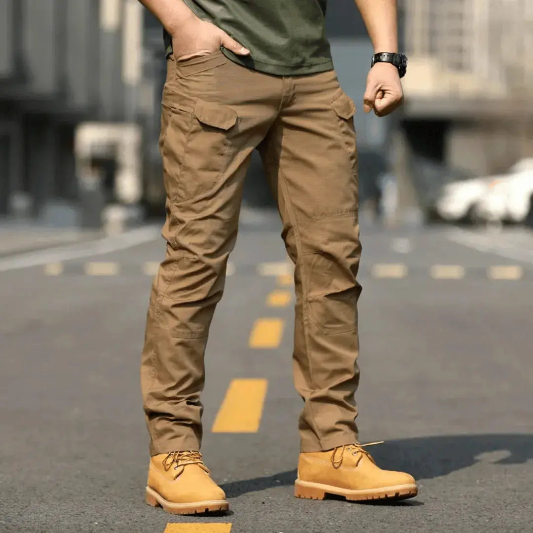 Men's Tactical Cargo Trousers Brown
