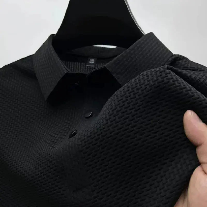Men's Valiant Performance Golf Shirt Black