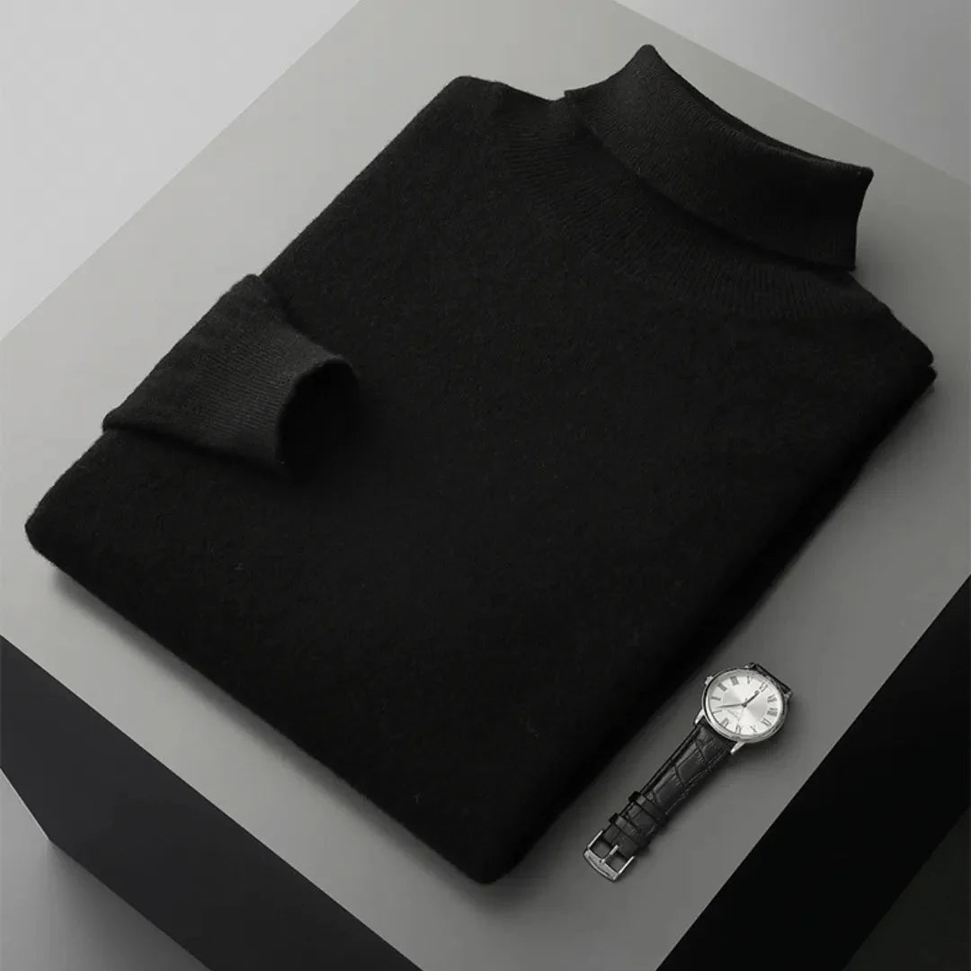 Merino Wool Turtleneck Sweater for Ultimate Comfort