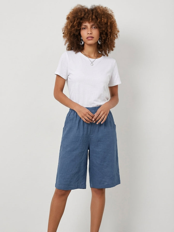 Mia | Women's High Waisted Summer Lounge Shorts