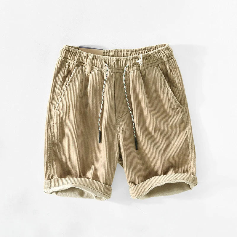 Michael | Men's Relaxed Fit Corduroy Shorts-MODAUTLET