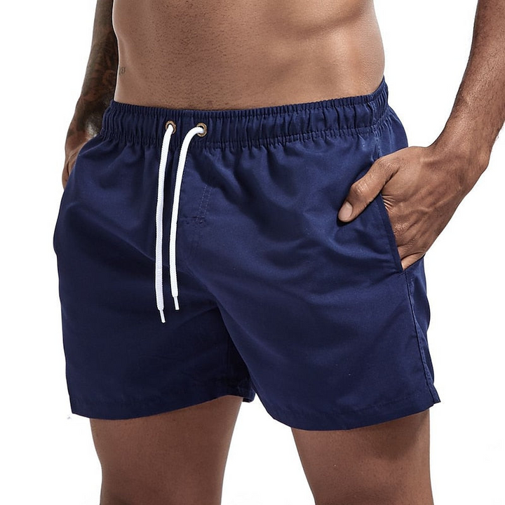 Michael | Men's Summer Swim Shorts with Drawstring Navy