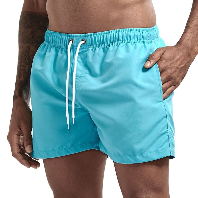 Michael | Men's Summer Swim Shorts with Drawstring Blue