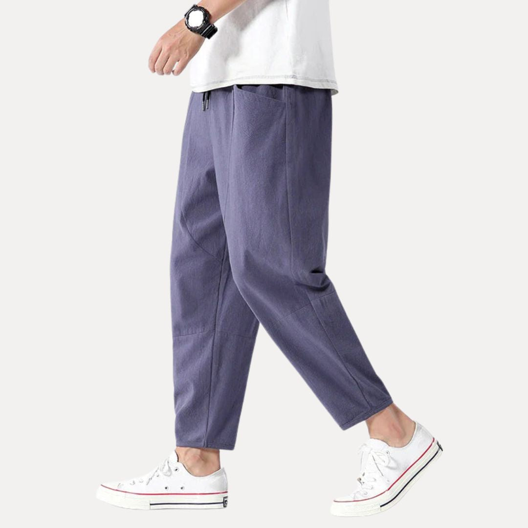 Cozy Cropped Lounge Pants for Ultimate Comfort Indigo