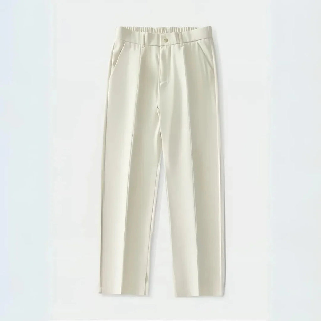 Pleated Trousers for Effortless Style White