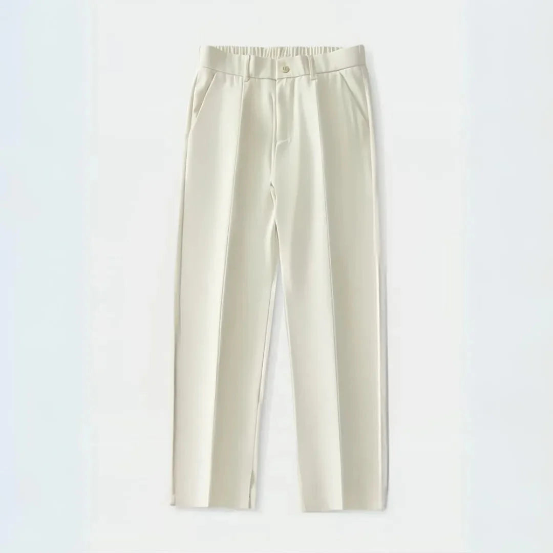 Pleated Trousers for Effortless Style White