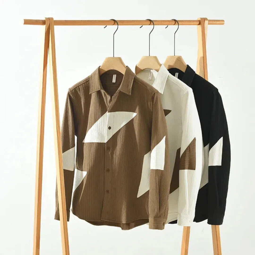 Men's 100% Cotton Long Sleeve Shirt