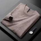 Cashmere V-Neck Sweater for Ultimate Comfort Camel