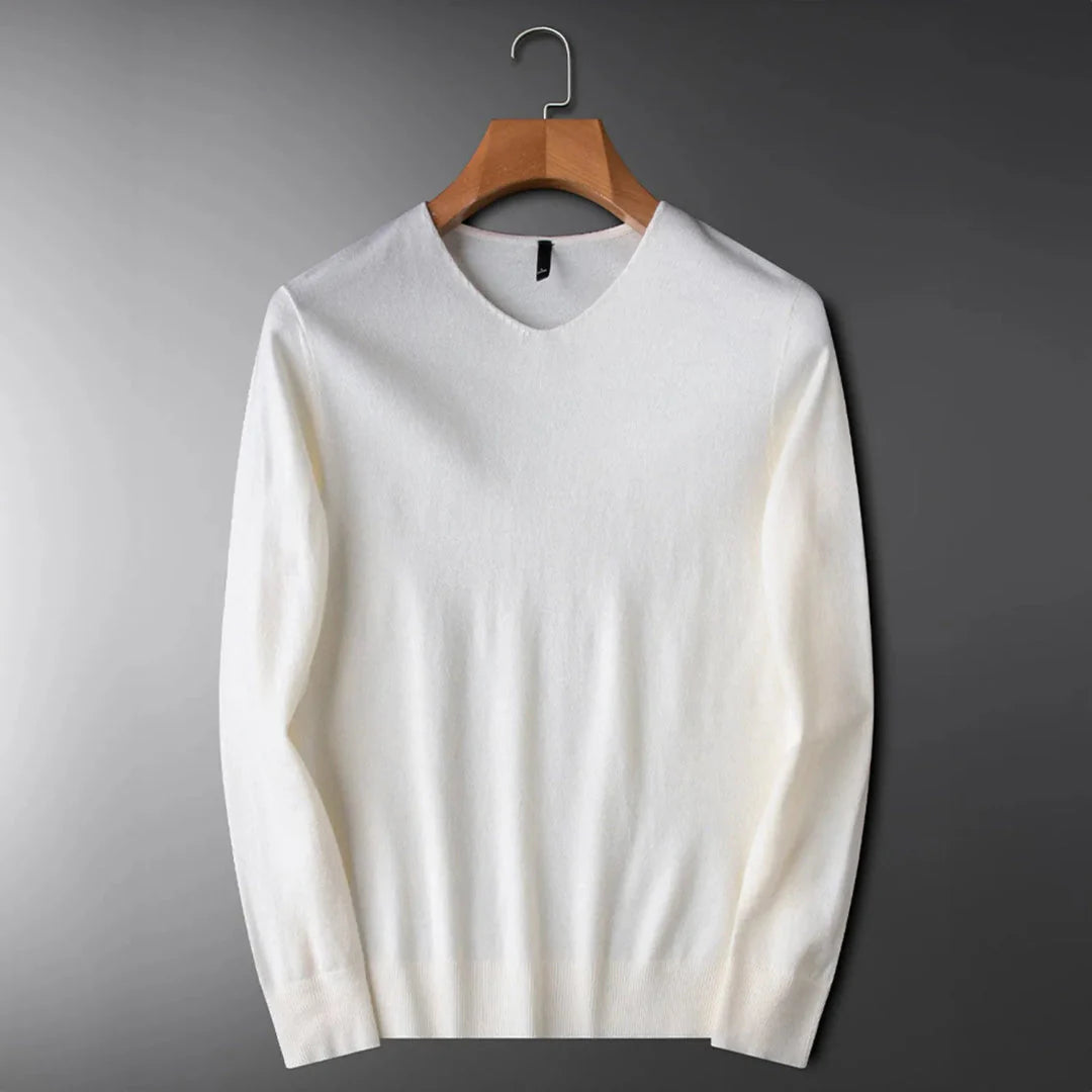 Cashmere V-Neck Sweater for Ultimate Comfort