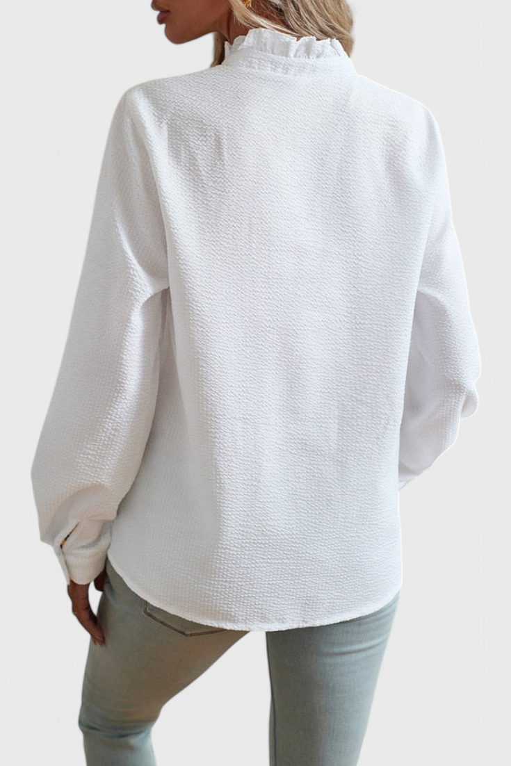 Women's Elegant Ruffles Blouse-MODAUTLET