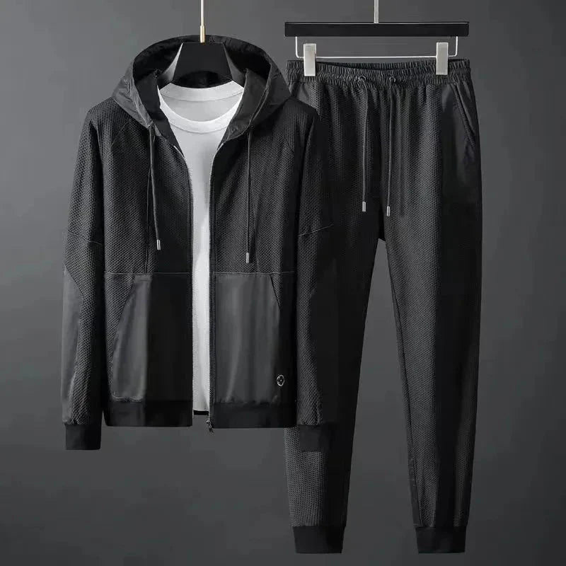 Men's Two-Piece Tracksuit Set-MODAUTLET