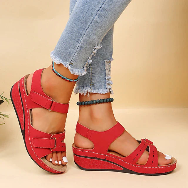 Women's Orthopedic Wedge Heel Sandals for Comfort and Support-MODAUTLET