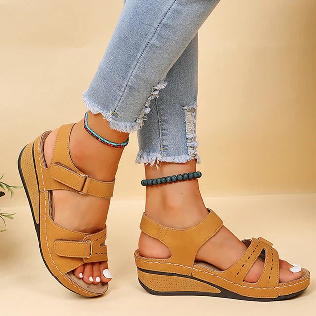 Women's Orthopedic Wedge Heel Sandals for Comfort and Support-MODAUTLET